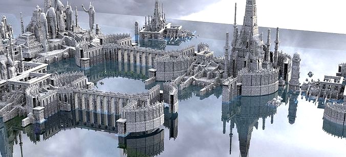 Atlantis City of the Gods Kitbash