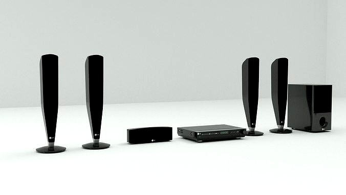 3D DVD Player LG with Speakers 1