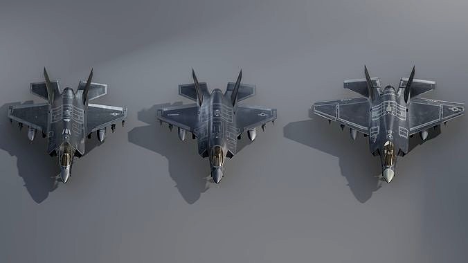 F35 Collection - Rigged - Fully  Textured and Rigged