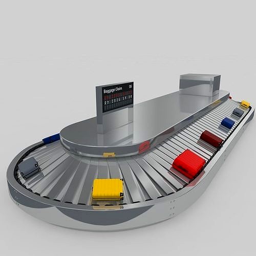 Airport Baggage Conveyor Belt Adjustable
