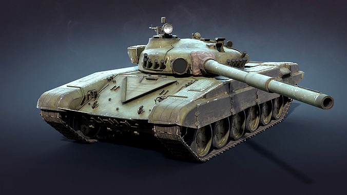 T-72 Tank Low-Poly
