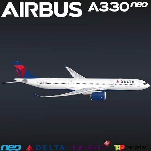 Airbus A330-900neo 3D Model