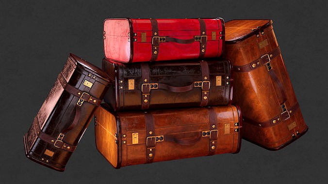 Vintiquewise Vintage Luggage Suitcase