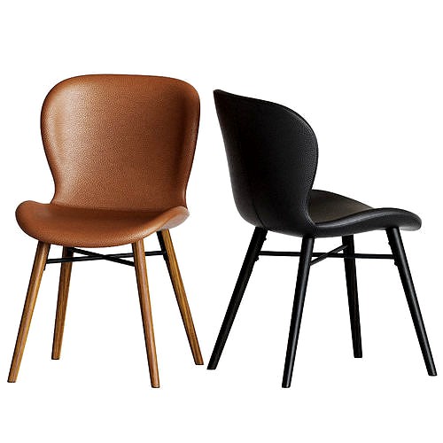 Uma faux leather dining chair West elm