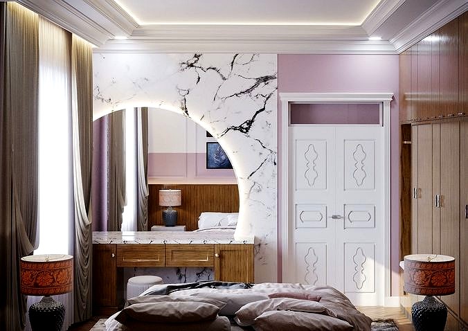 Neoclassical Bedroom