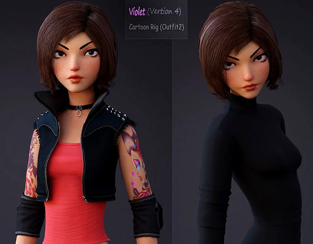 Violet Rig 2 outfit