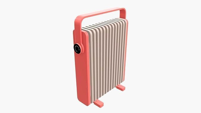 Electric heater radiator vertical
