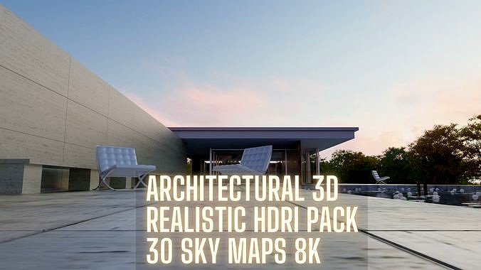 HDRI sky maps pack for 3d architecture archviz promo half price