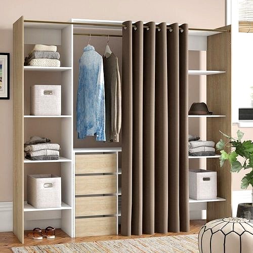 Wide Clothes Storage System - 2 Colour