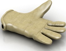 Household gloves 3D Model