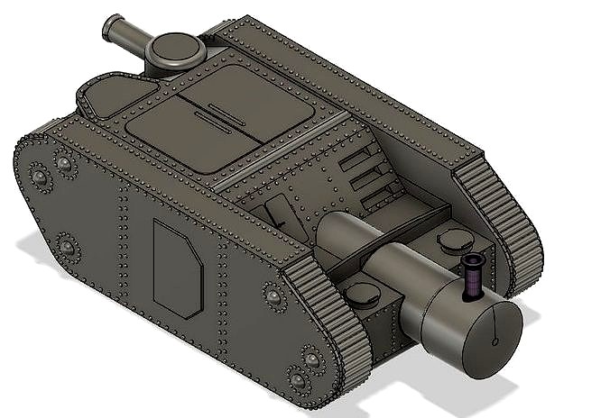 MKII Steamer Tank | 3D