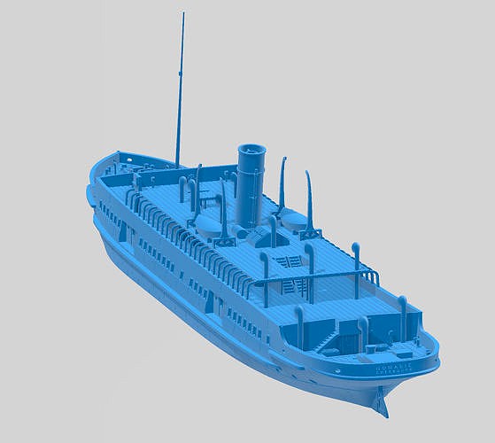 SS Nomadic Titanic s little sister - waterline printable model | 3D