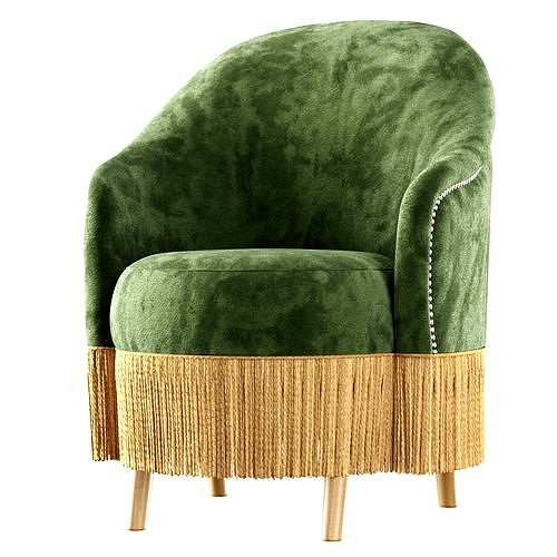 Amanda velour dining chair