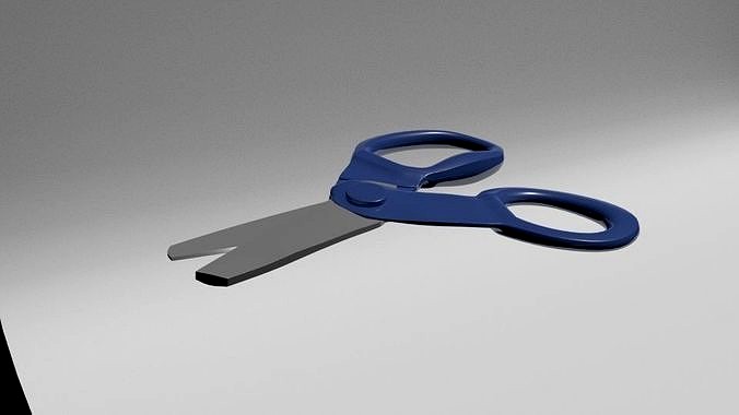 Low Poly Scissors model