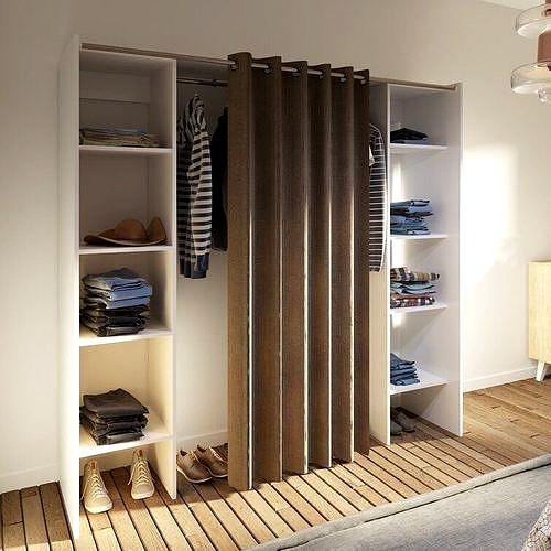 Wide Clothes Storage System - 4 Colour