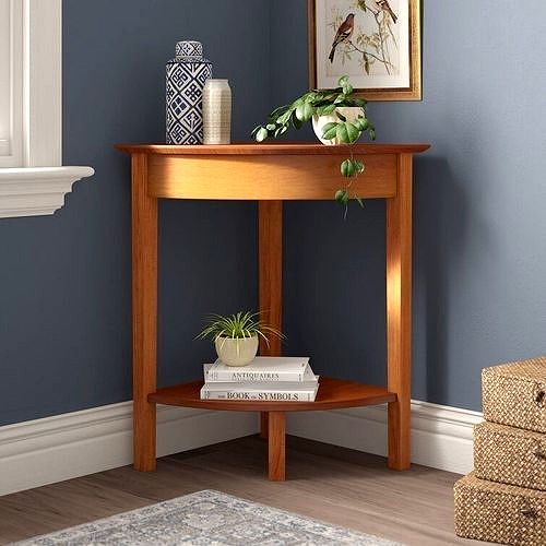 Hilderbrand Triangular Plant Stand End Side Table