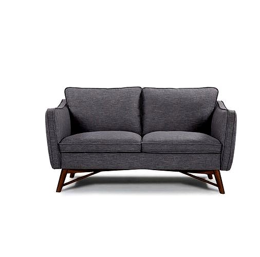 Lampley 58 Square Arm Loveseat with Reversible Cushions