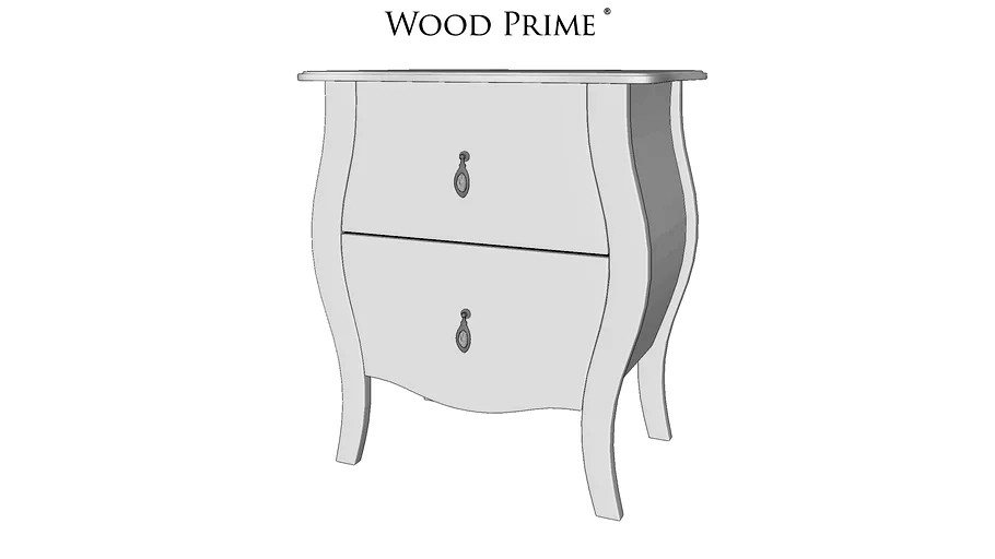 Mesa de Cabeceira Bombê - Wood Prime
