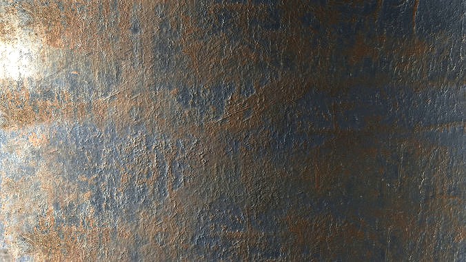 PBR Metal Rust 3 - 8K Seamless Texture with 5 Variation