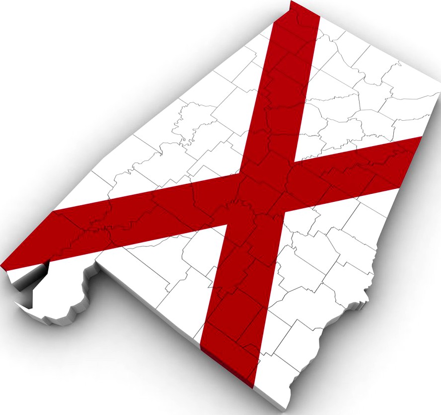 Alabama Political Map3d model