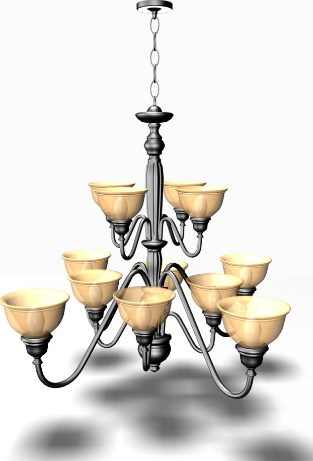 Classic Chandelier 23d model