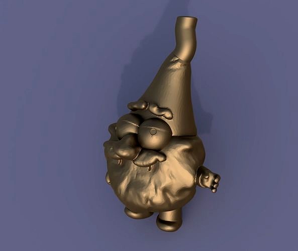 Gnome hookah Shisha mouthpiece  Adaptador Cachimba forma de nomo | 3D
