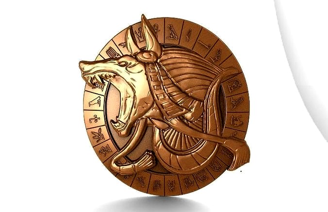 Anubis bas-relief CNC | 3D