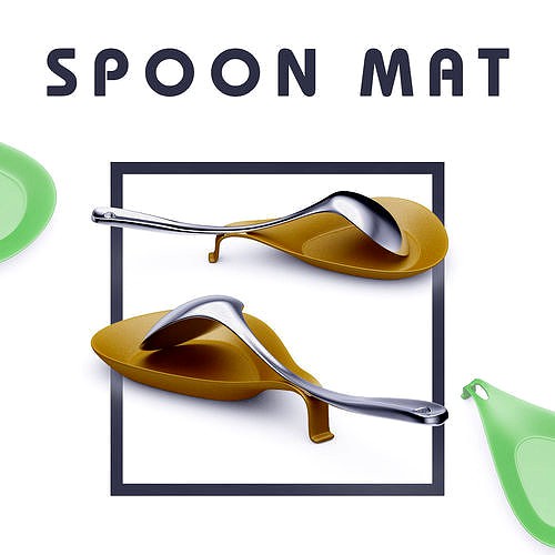 spoon mat | 3D