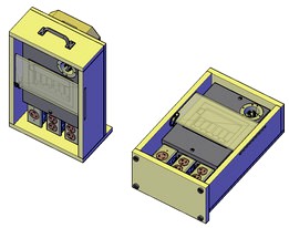 Portable Generator Temporary Power Distribution Panel