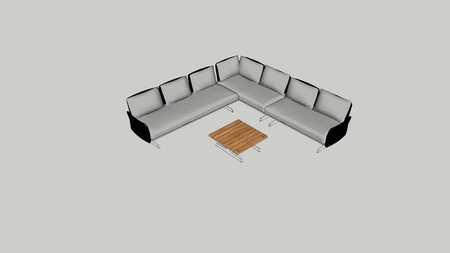 Play modular lounge corner V02 - 4 Seasons Outdoor