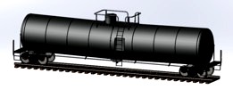 Oil Tanker Rail Car