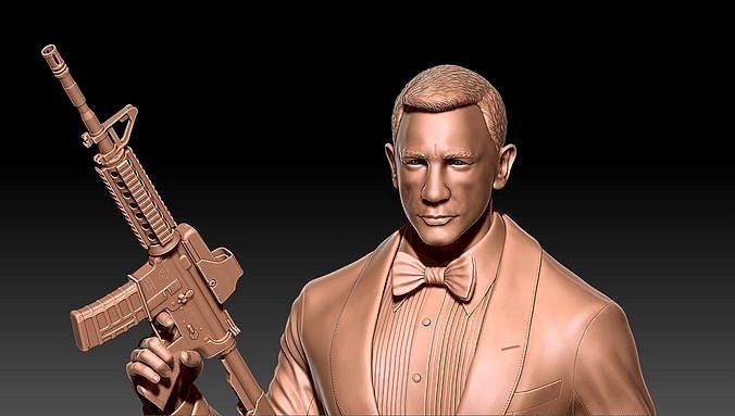 James Bond Daniel Craig | 3D