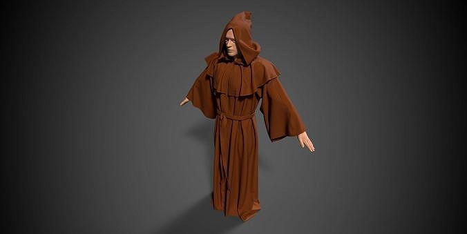 Medieval monk robe