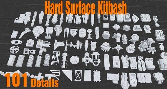 Hard Surface Kitbash 101 Details