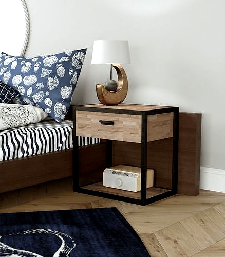 Bedside drawer Loft Industrial furniture Corona Scene