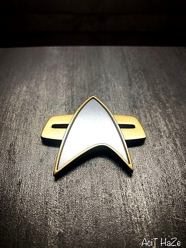 Star Trek Generations  Voyager First Contact Badge 3d print | 3D