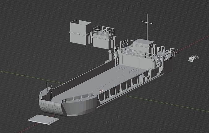 LCT Mk5 - Landing Craft Tank Mark 5 3D print model | 3D