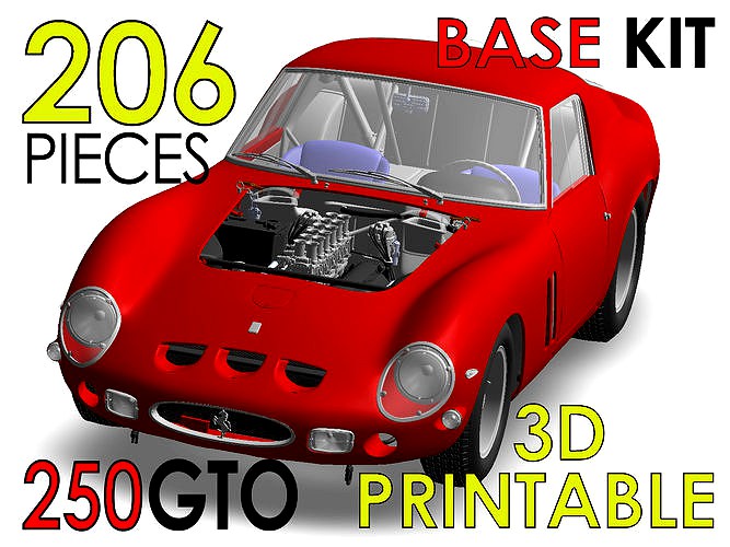Ferrari 250 GTO - Base Car Kit | 3D