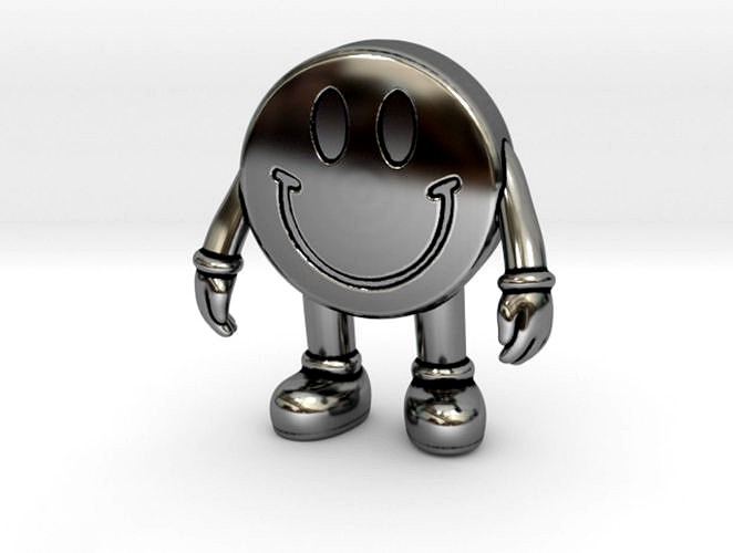 Smiley Pill Man  E man  | 3D