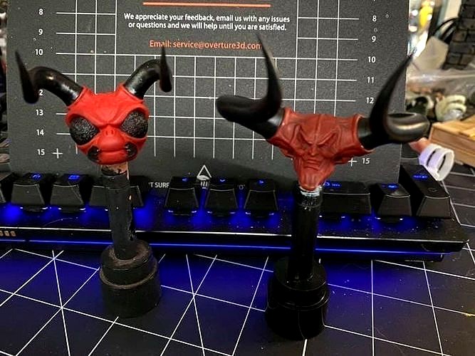 Custom Head - Devil Insect Assassin Hunter | 3D