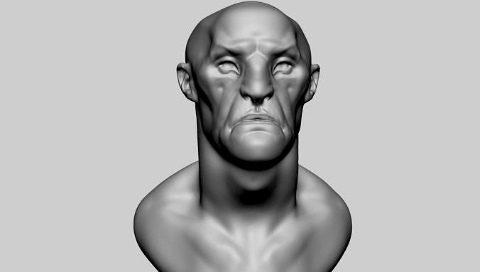 Stylized Creature Head