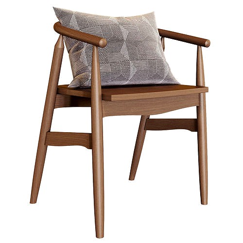 Joybird Rayne Dining Chair 2 options 3d model