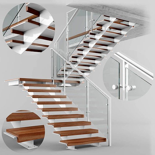 Modern interior stair 10