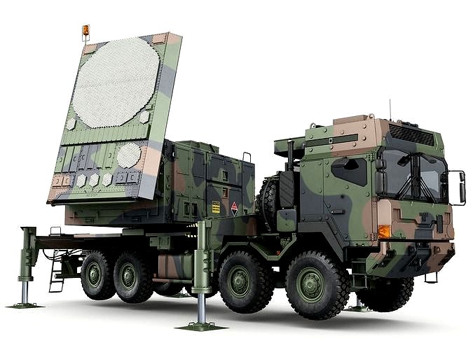 Radar MPQ-53 based on MAN truck armor chassis