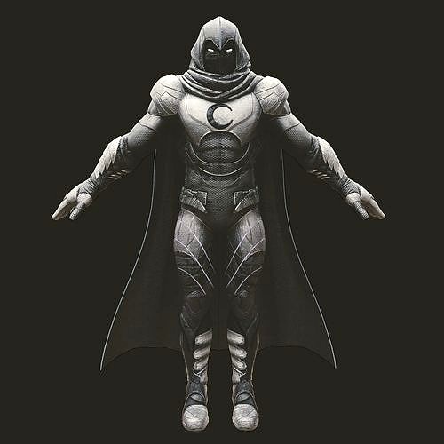 Moon Knight 3d Model 3D model