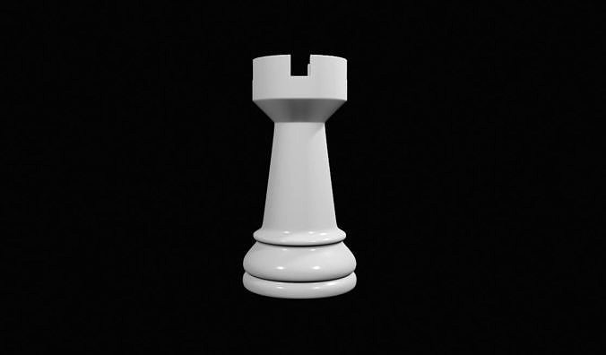 Tower Chess Game Piece - Torre Jogo de Xadrez