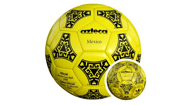 Azteca Mexico Yellow Black FIFA World Cup 1986 Match Ball