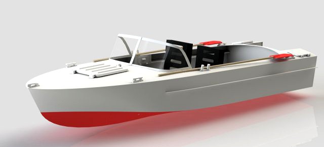 Metall RC boat