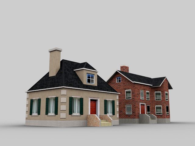 Low Poly House Pack 1
