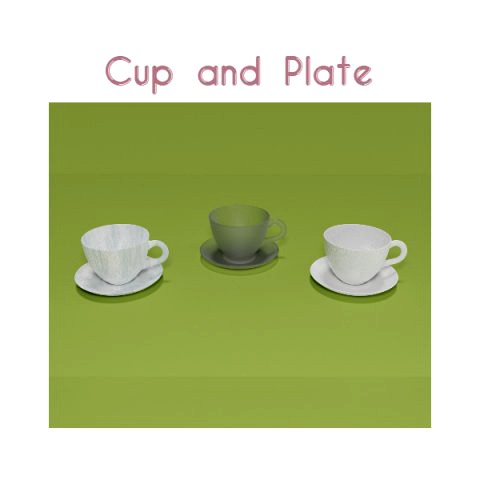 Cup and Plate